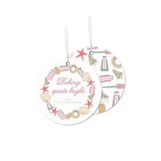 Christmas Cookie Round Tags