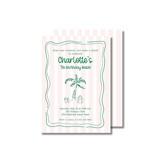 Cabana Invitation
