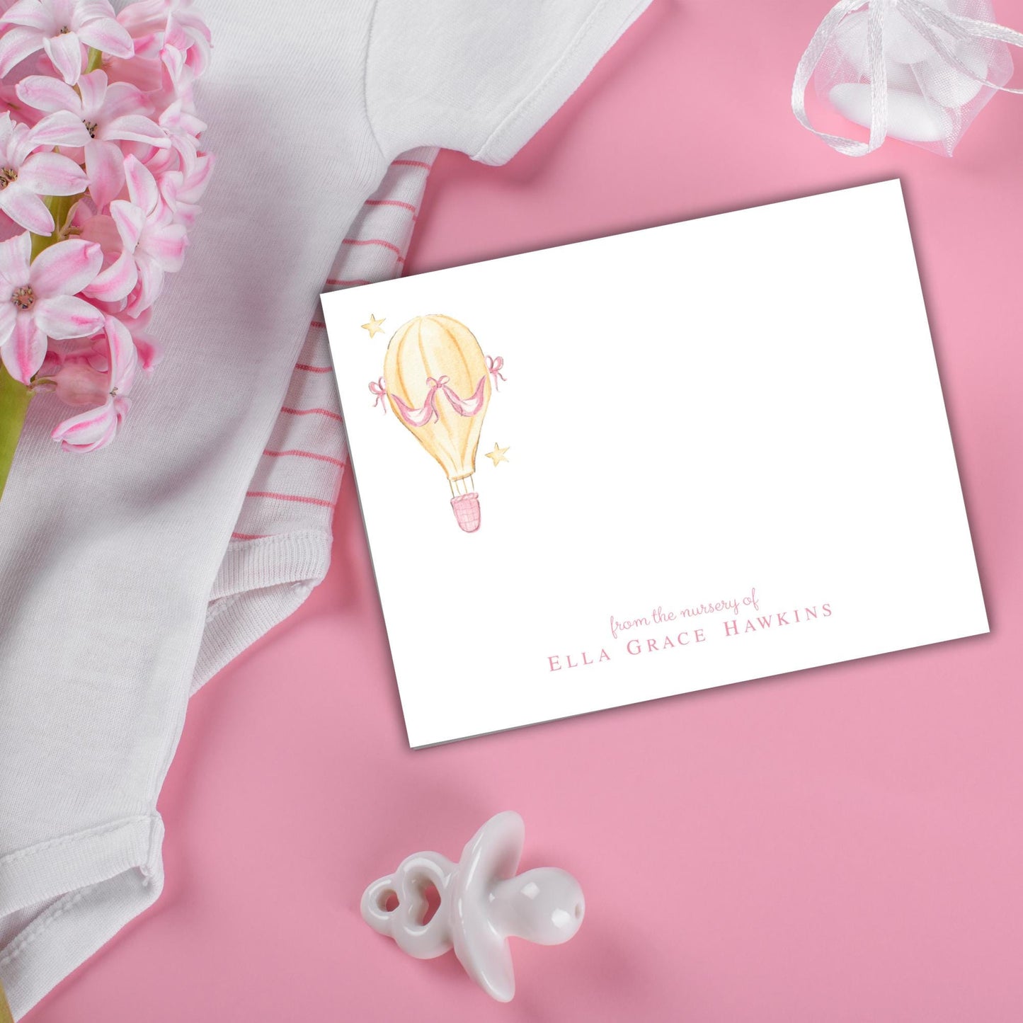 The Places You'll Go Notecards - Pink