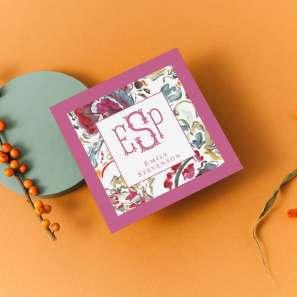Harvest Floral Enclosure Cards