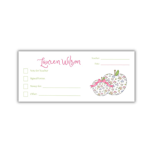 Floral Apples Money Envelopes