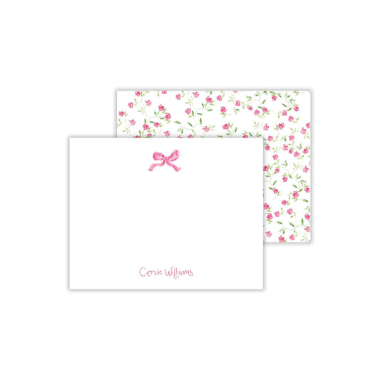 Dainty Rosebud Notecards