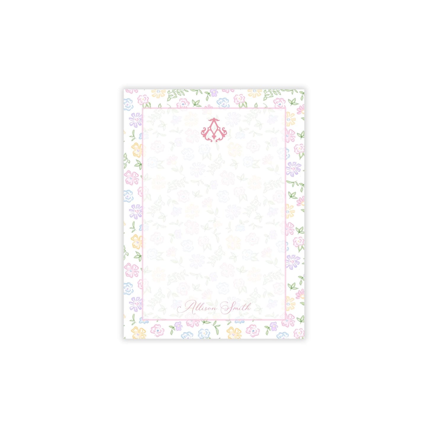 Dainty Floral Notepad