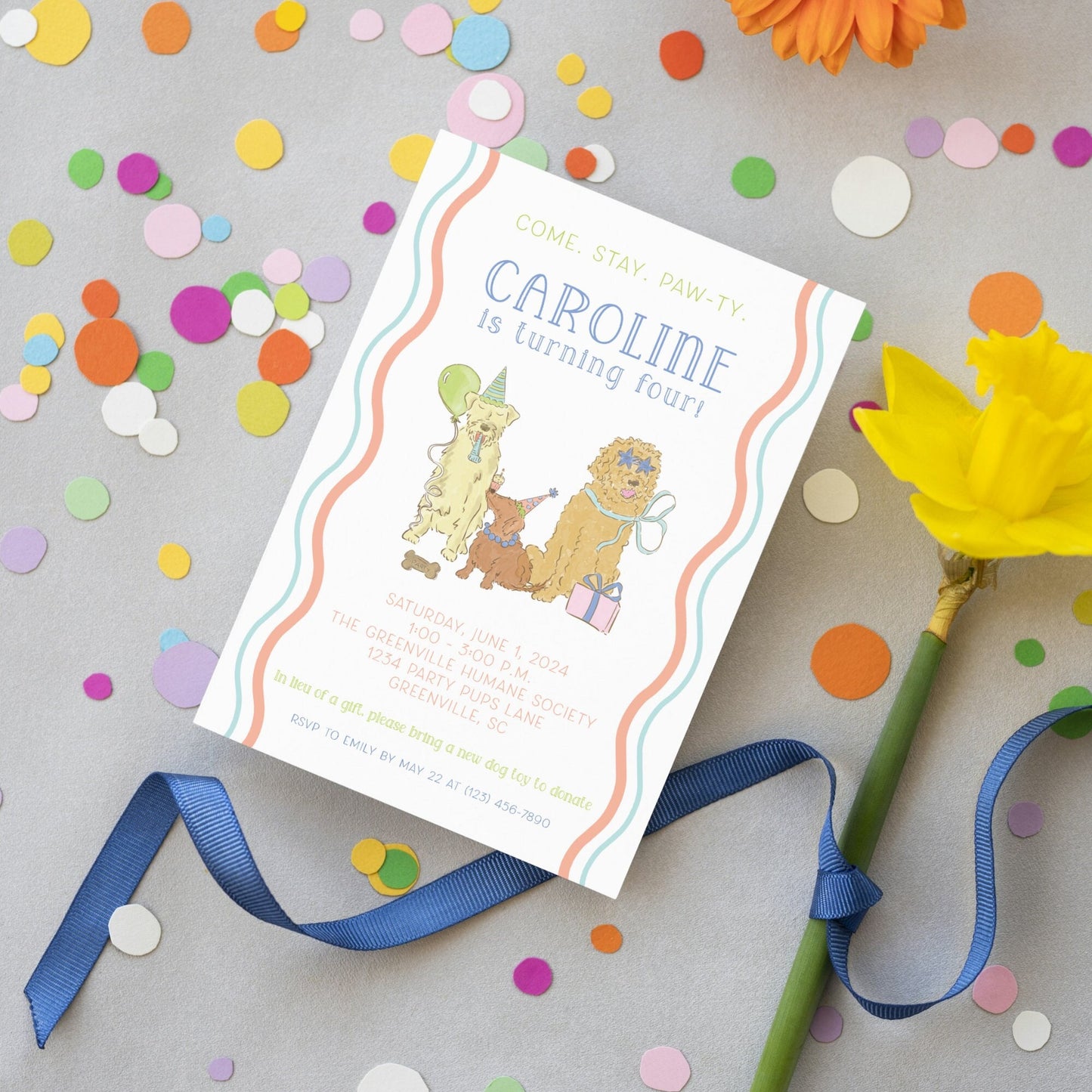 Party Pups Invitation