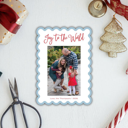 Chinoiserie Ornaments Christmas Card