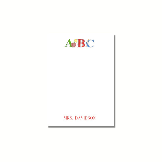 ABC Notepad - Primary