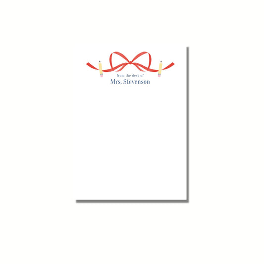 Pencil Bow Notepad
