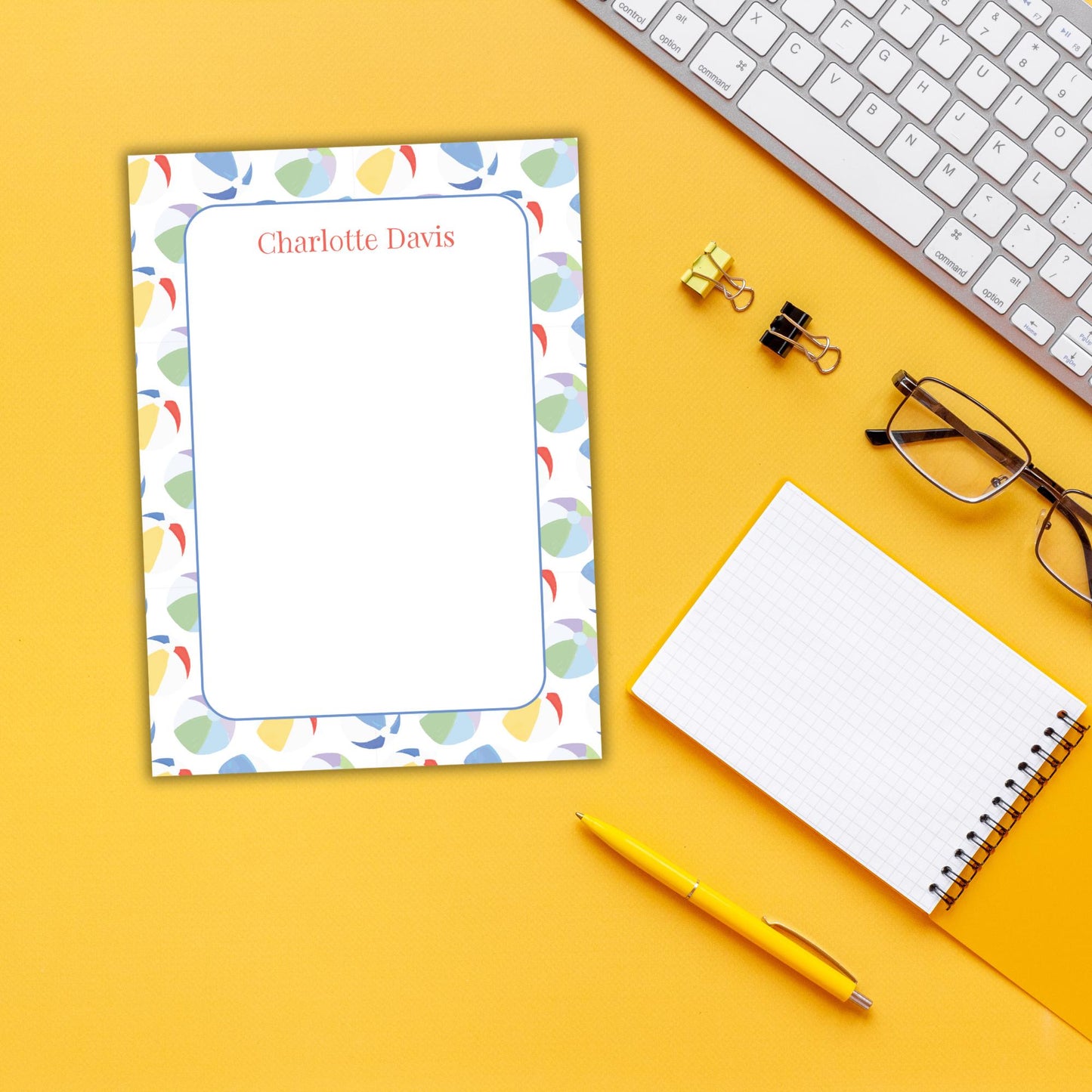 Beach Ball Notepad