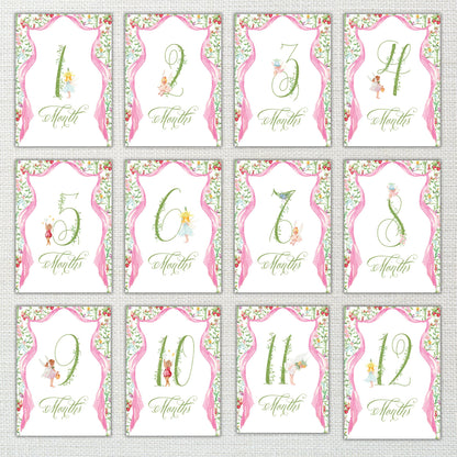 My Fairy First Year Milestone Cards
