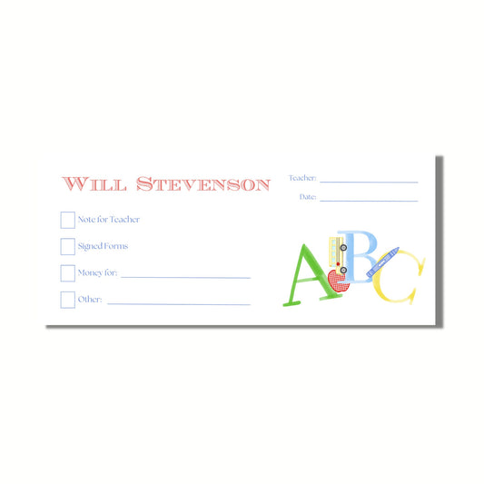ABCs Money Envelopes