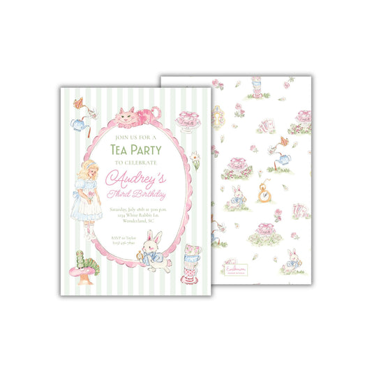 Wonderland Invitation