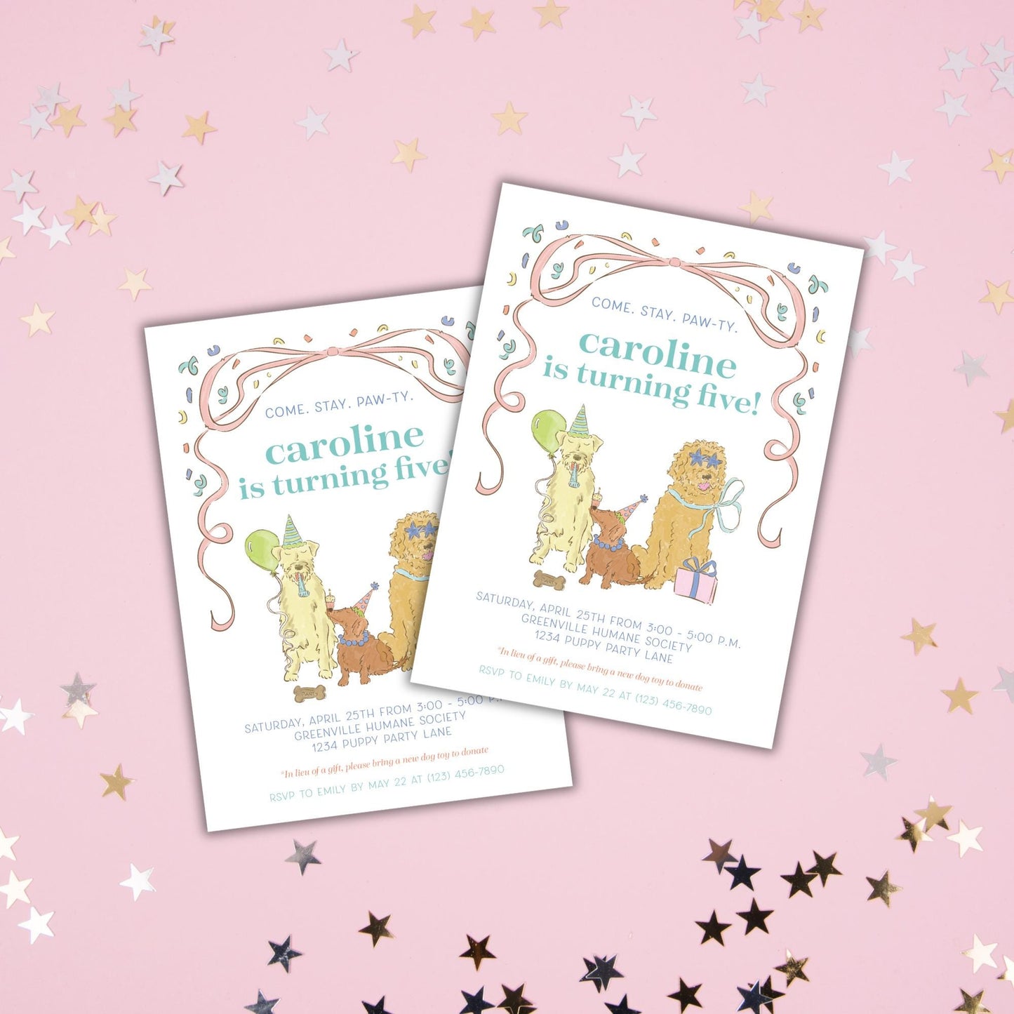 Party Pups Invitation