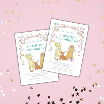 Party Pups Invitation