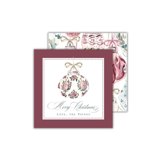 Frost and Flora Christmas Tags
