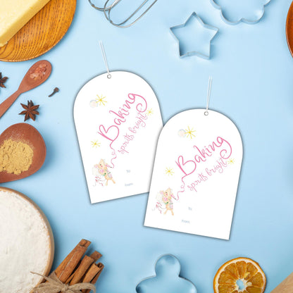 Baking Spirits Bright Christmas Tags