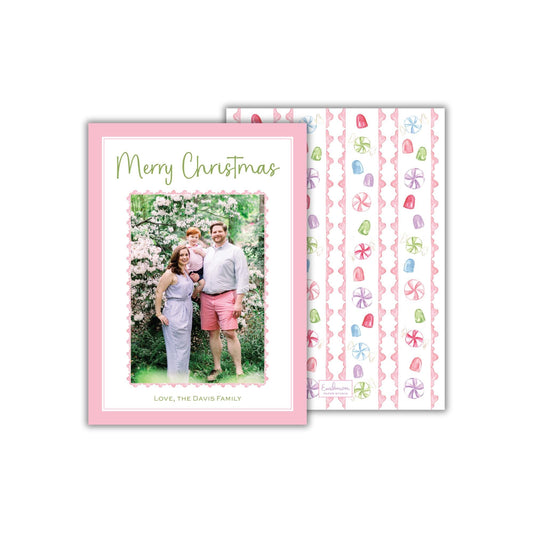 Christmas Sweets Christmas Card - Pink