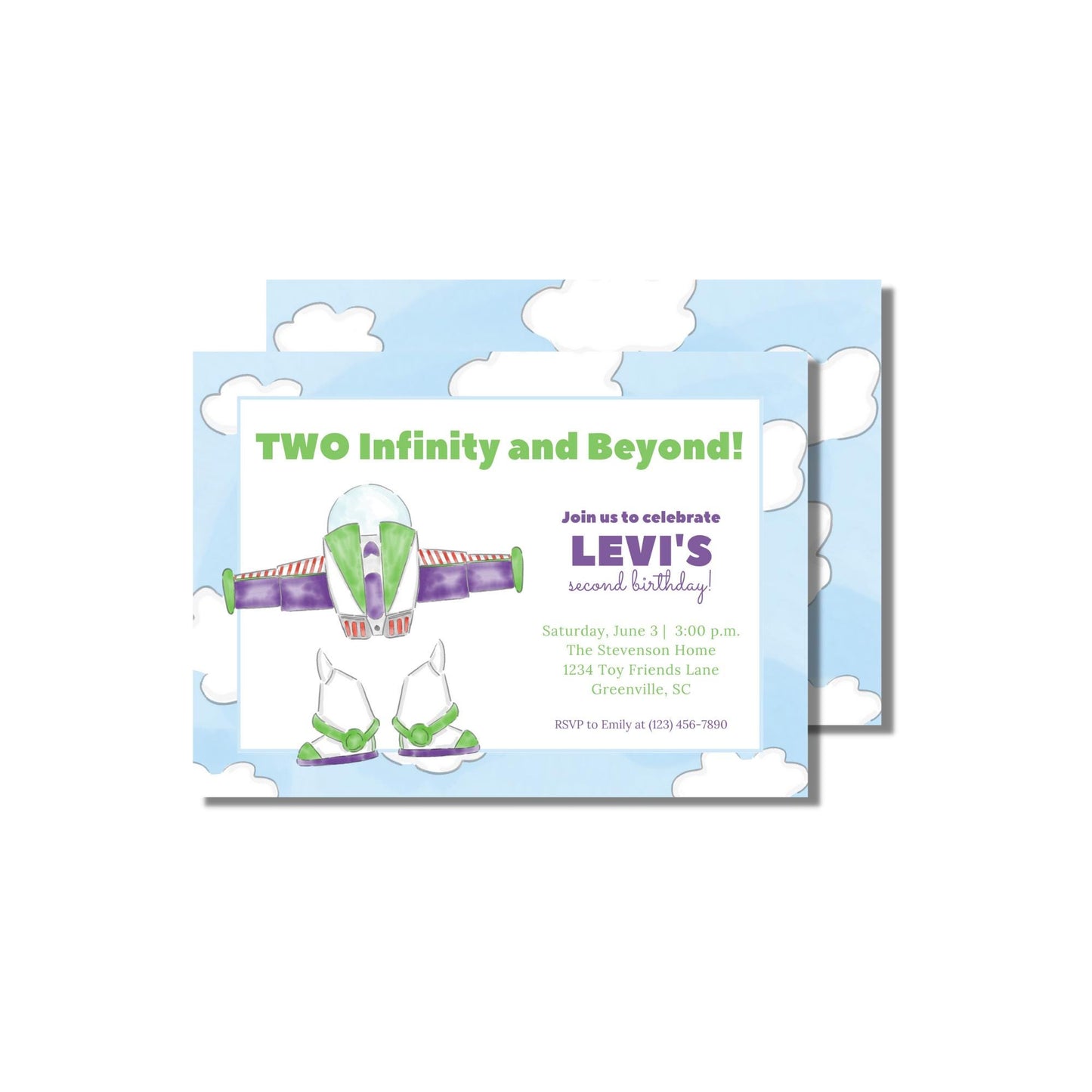 Two Infinity and Beyond Invitation