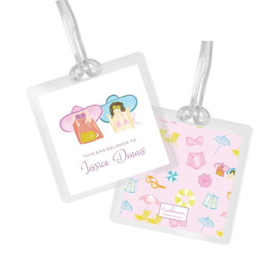Beach Besties Bag Tag