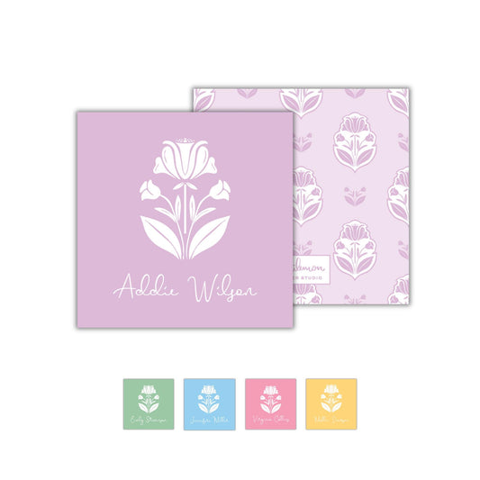 Intaglio Block Print Enclosure Cards
