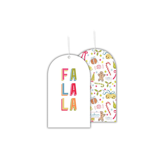 Fa La La Christmas Tags