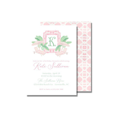 Preppy Brunch Invitation