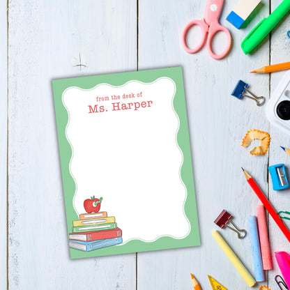 Bookworm Teacher Notepad