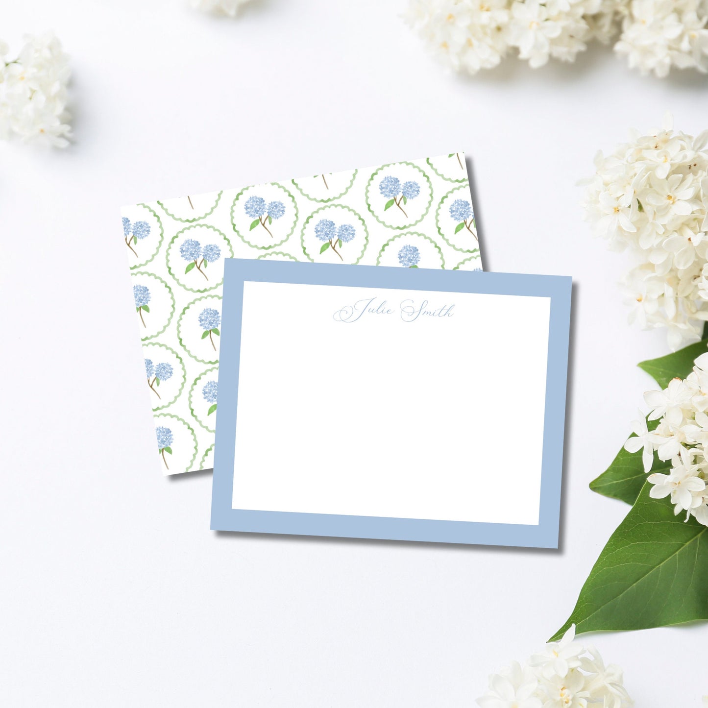 Hydrangea Circles Notecards