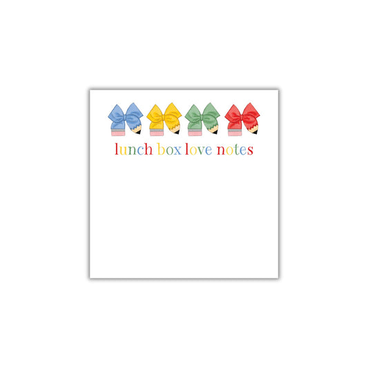 Pencil Bow Lunch Box Notepad