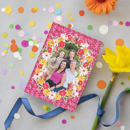 Hot Pink Honey Christmas Card