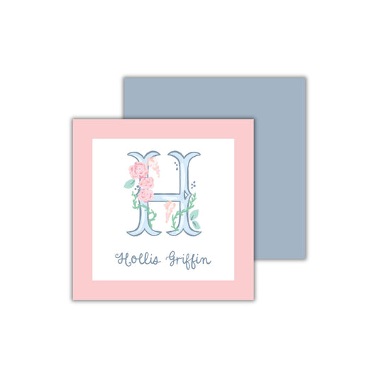 Floral Letter Enclosure Card
