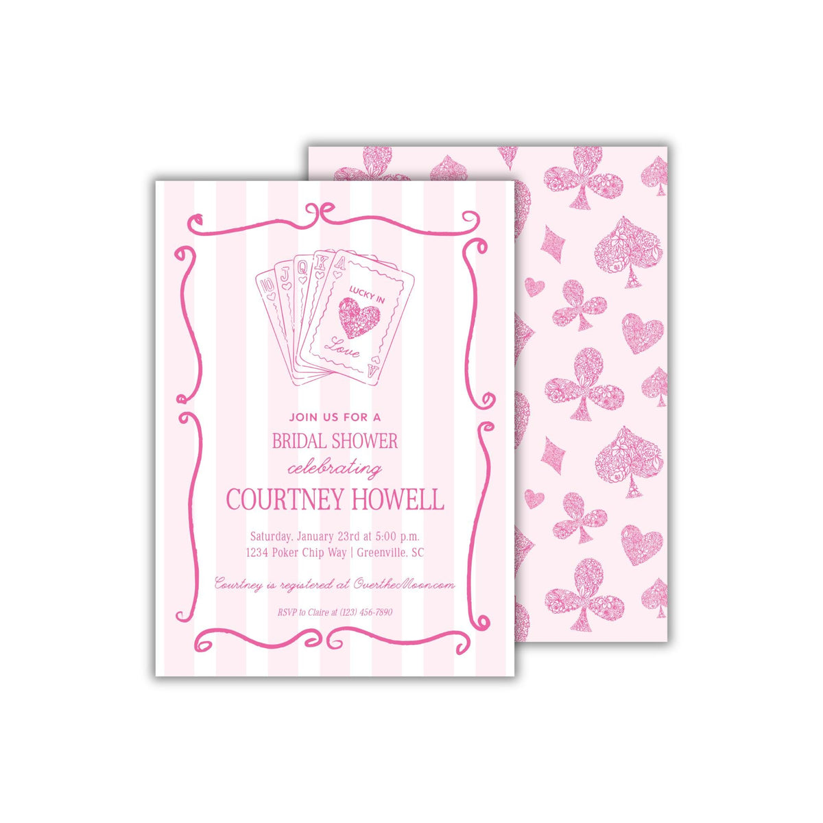 Lucky in Love Bridal Shower Invitation