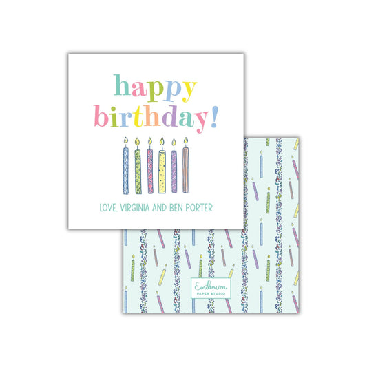 Birthday Candle Enclosure Cards