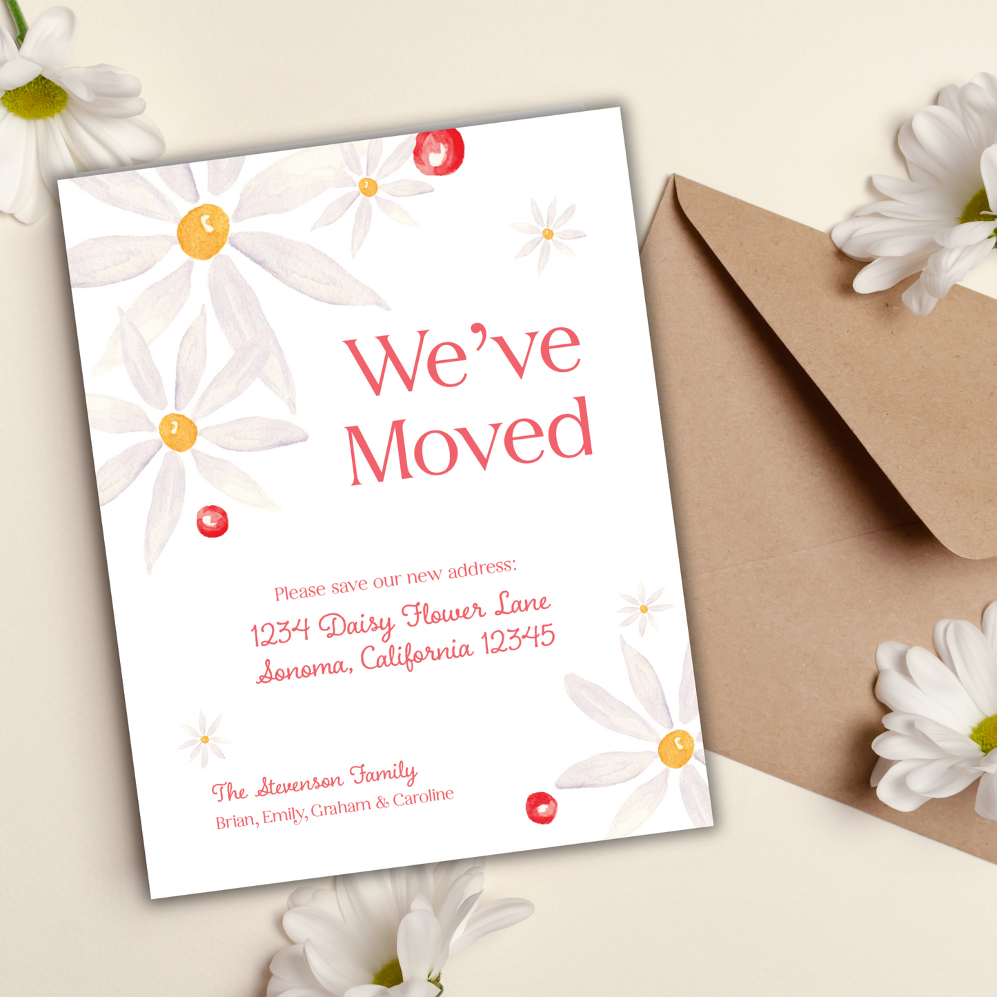 Daisy Moving Announcements