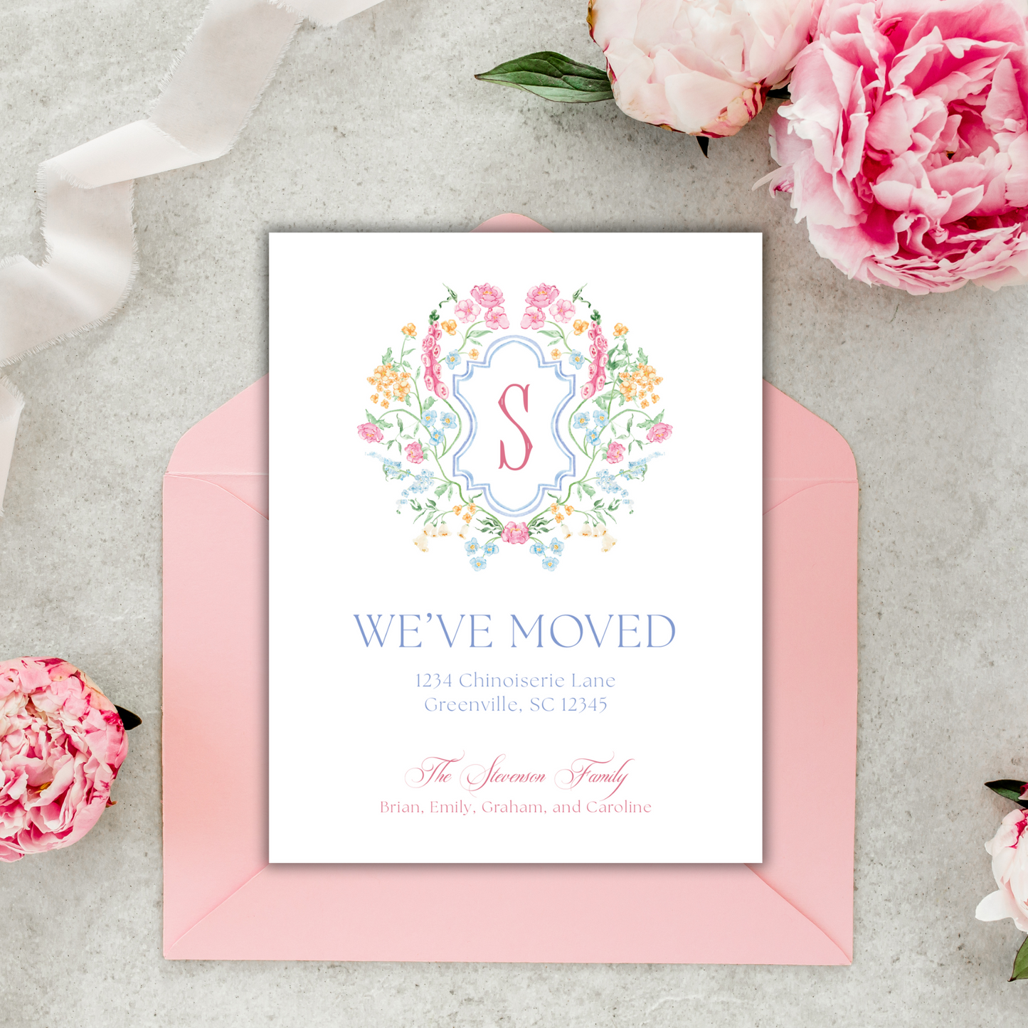 Something Colorful Moving Announcements