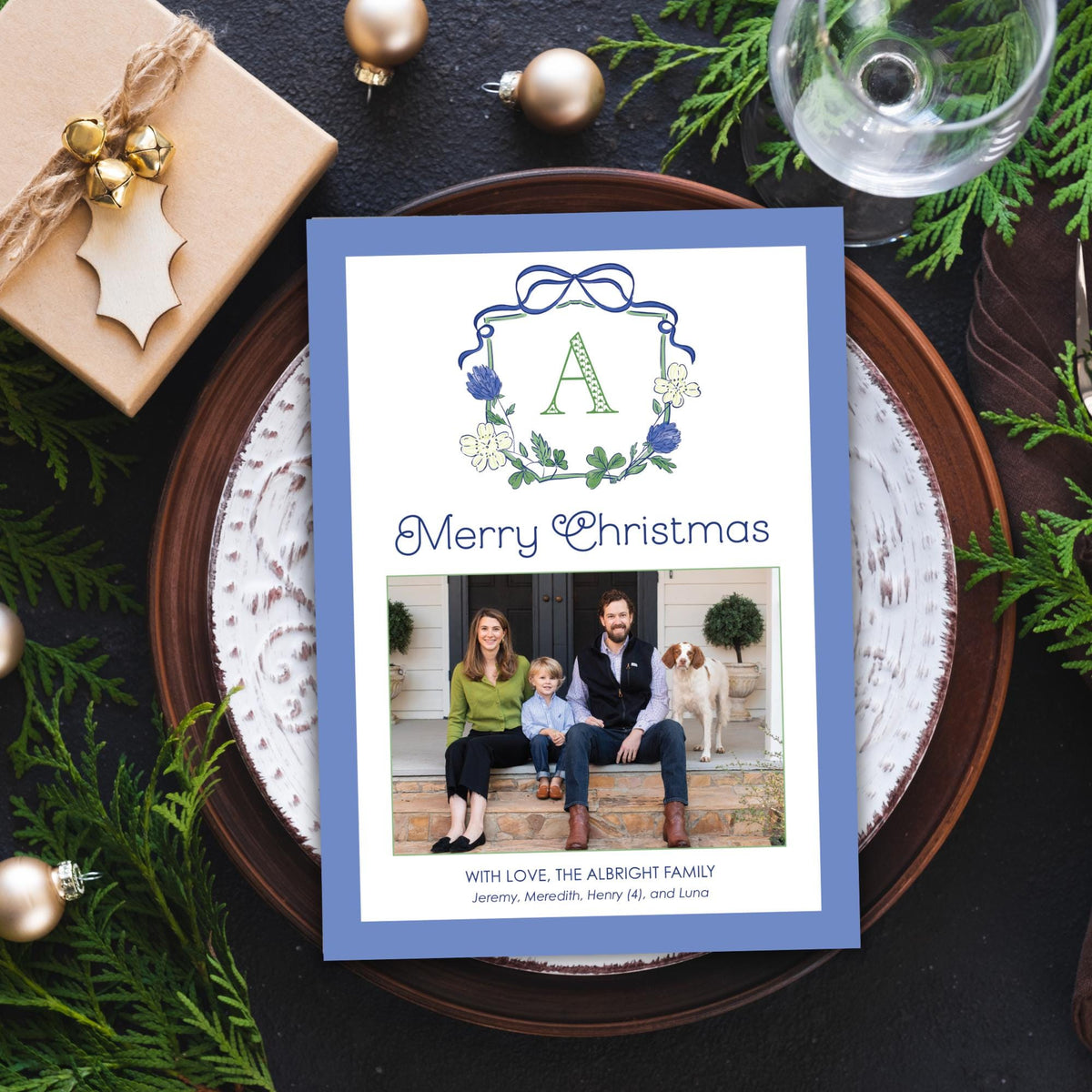 Mary's Blooms Christmas Card