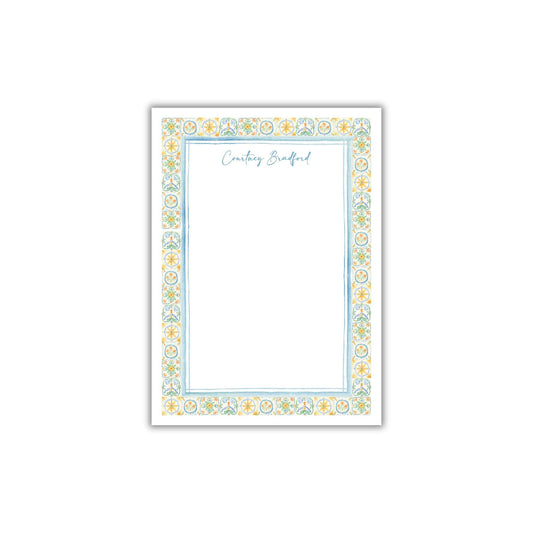 Italian Tile Notepad