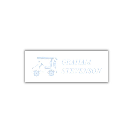Golf Cart Name Labels