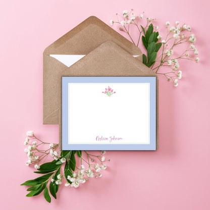 Scalloped Florals Notecard