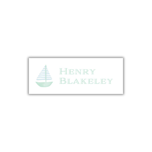 Sailboat Name Labels