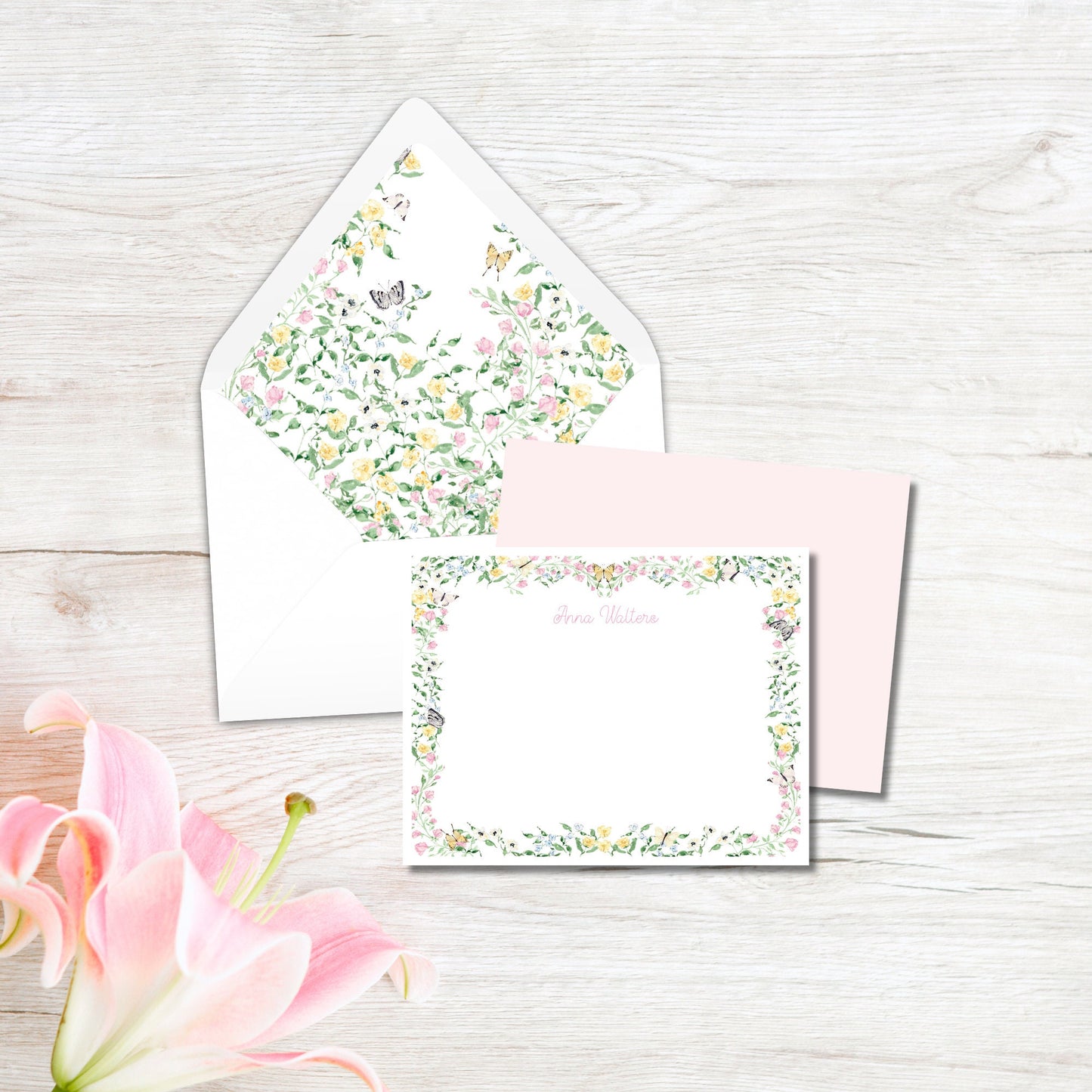 Give Me Butterflies Notecards