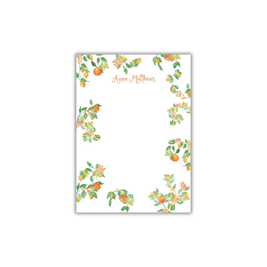 Amalfi Oranges Notepad