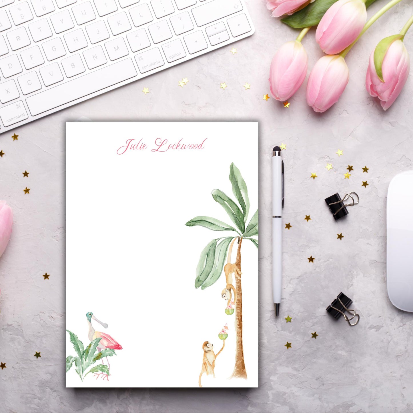 Palm Paradise Notepad
