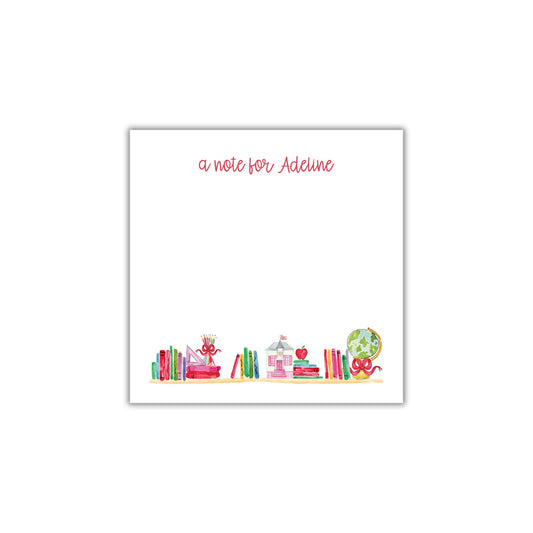 Bookshelf Lunch Box Notepad