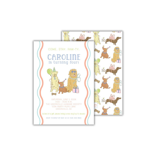 Party Pups Invitation