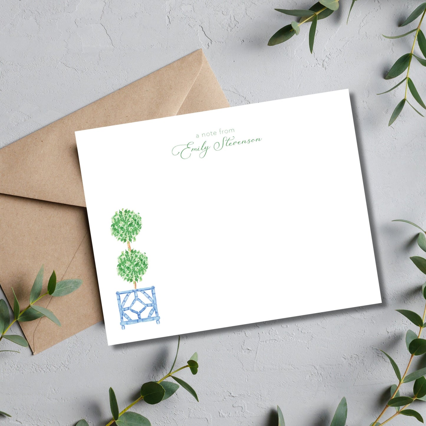 Topiary Notecards