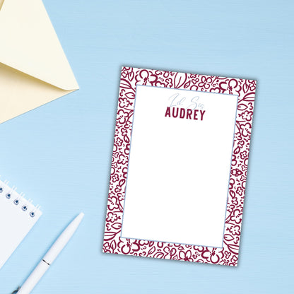 Floral Sorority Notepads