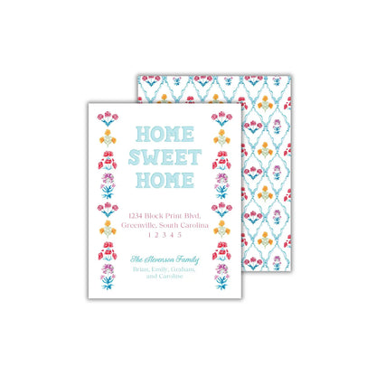two cards with the words home sweet home on them