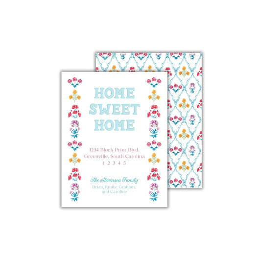 two cards with the words home sweet home on them