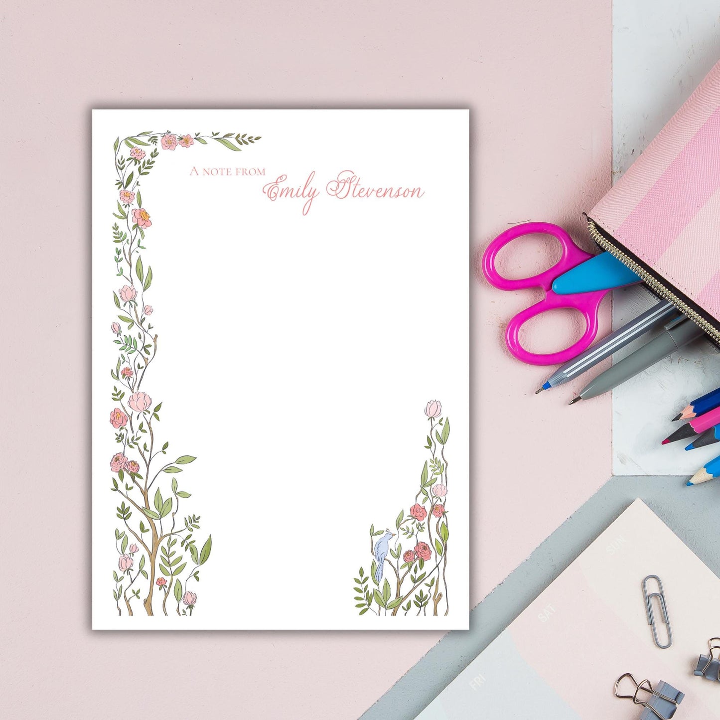 Chintz Floral Notepad