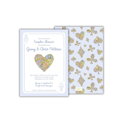 Full House Baby Shower Invitation - Blue